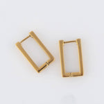 Rectangle Hoop Earring - MTT Collective
