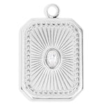 Rectangle Sunburst Crystal Charm - MTT Collective