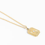 Rectangle Sunburst Crystal Charm - MTT Collective