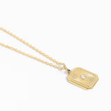 Rectangle Sunburst Crystal Charm - MTT Collective