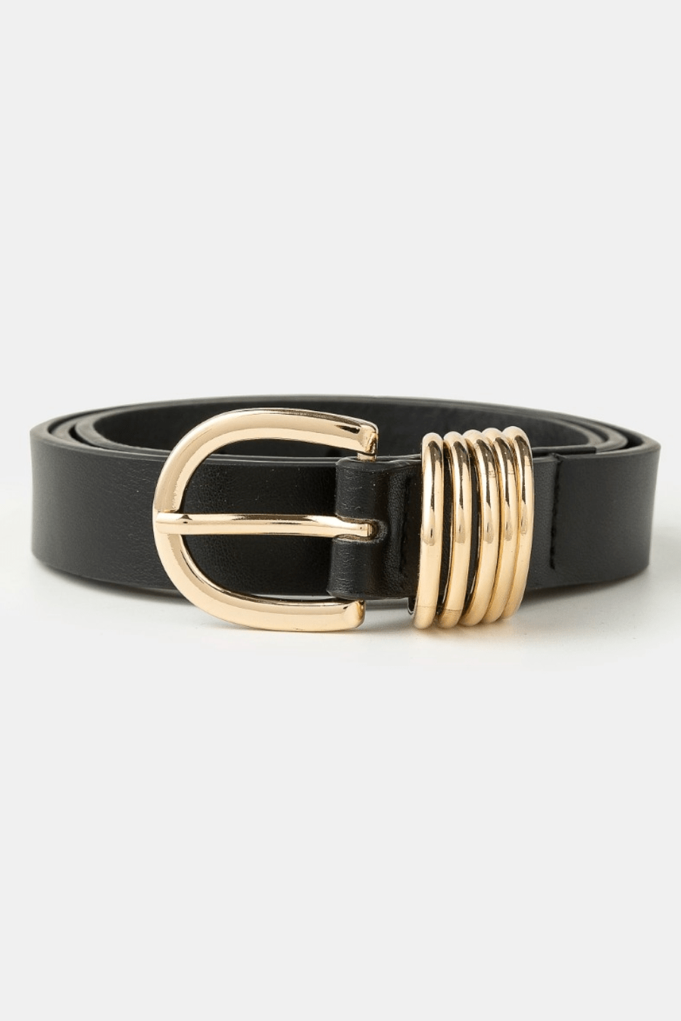 Reece Multi Ring Vegan Leather Belt - MTT Collective