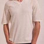 Rhythm - Mens - Tops - Polos - Relaxed Knit Short Sleeve Polo Shirt - MTT Collective