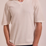 Rhythm - Mens - Tops - Polos - Relaxed Knit Short Sleeve Polo Shirt - MTT Collective