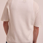 Rhythm - Mens - Tops - Polos - Relaxed Knit Short Sleeve Polo Shirt - MTT Collective