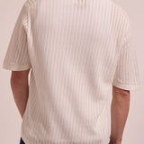 Rhythm - Mens - Tops - Polos - Relaxed Knit Short Sleeve Polo Shirt - MTT Collective