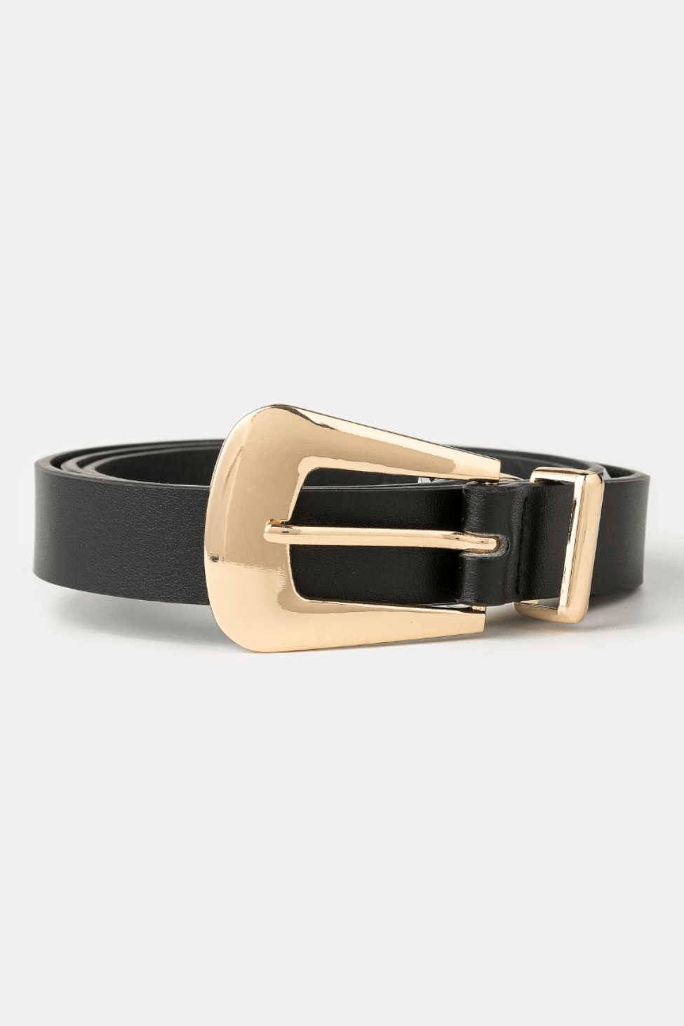 Renata Bulky Buckle Vegan Leather Belt - MTT Collective