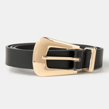 Renata Bulky Buckle Vegan Leather Belt - MTT Collective