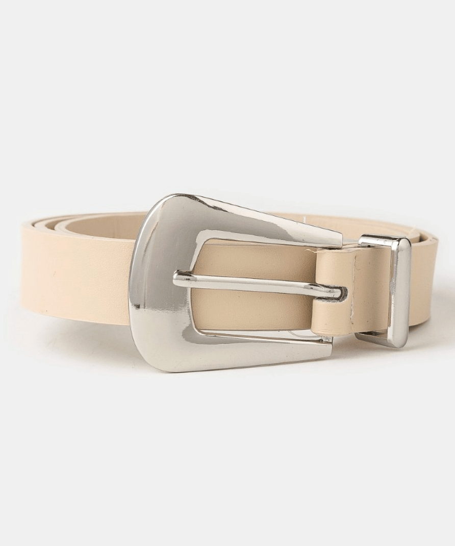 Renata Bulky Buckle Vegan Leather Belt - MTT Collective