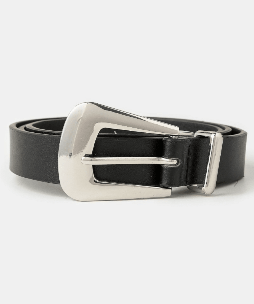 Renata Bulky Buckle Vegan Leather Belt - MTT Collective