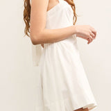 Riley Ruched Waist Shirring Flare Dress - MTT Collective