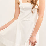 Riley Ruched Waist Shirring Flare Dress - MTT Collective