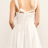 Riley Ruched Waist Shirring Flare Dress - MTT Collective