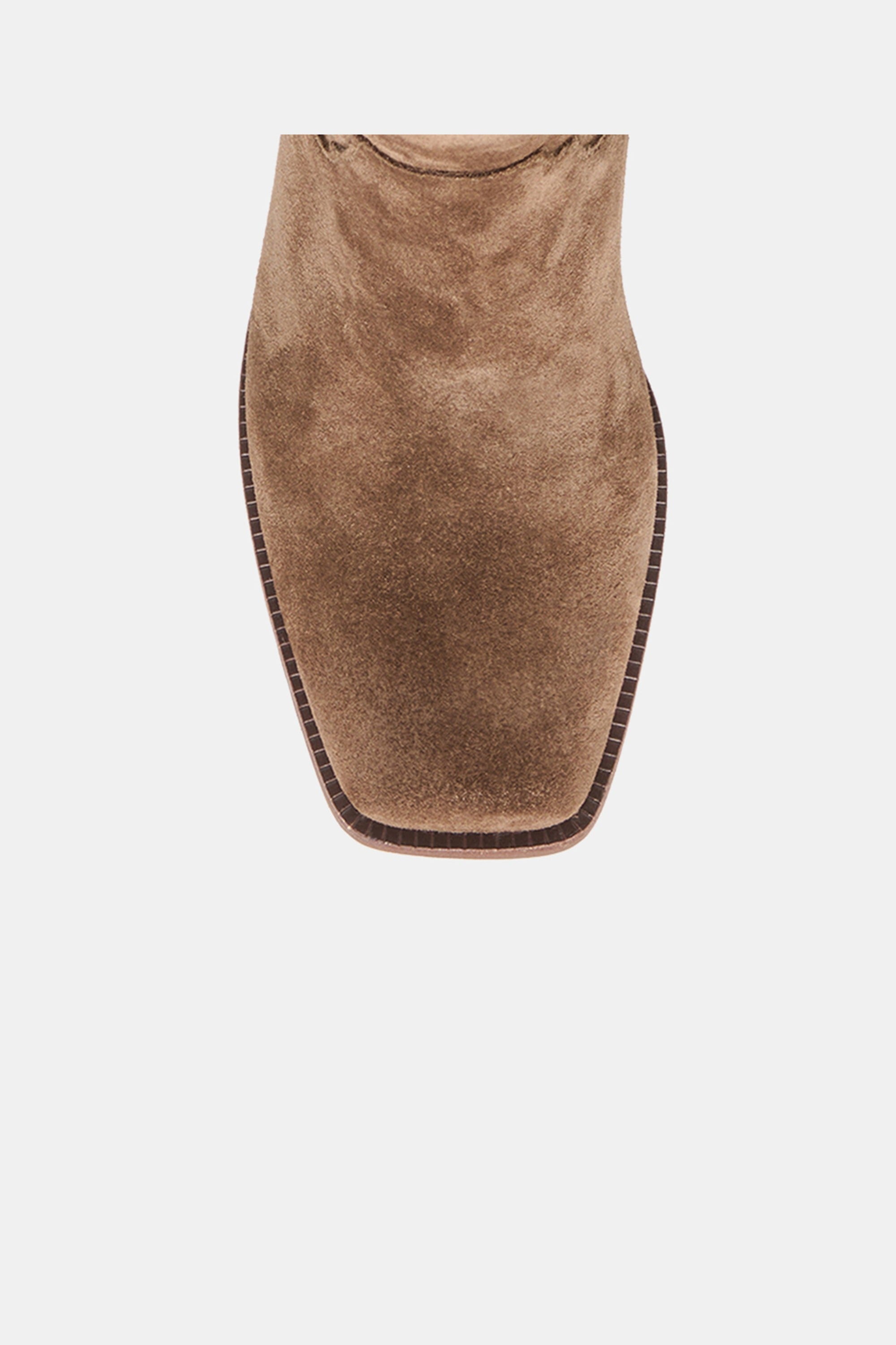 Dolce Vita Romie boot top down view showing square toe