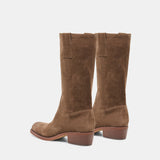 Dolce Vita Romie boot angled pair view showing slouched shaft