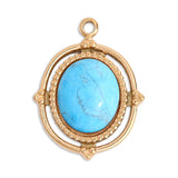 Roped Frame Oval Stone Charm - MTT Collective