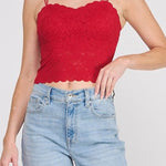 Rose Jacquard Lace Bralette - MTT Collective