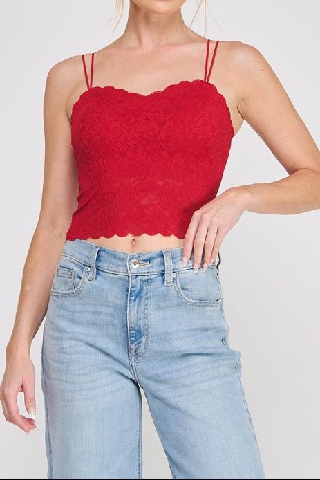 Rose Jacquard Lace Bralette - MTT Collective