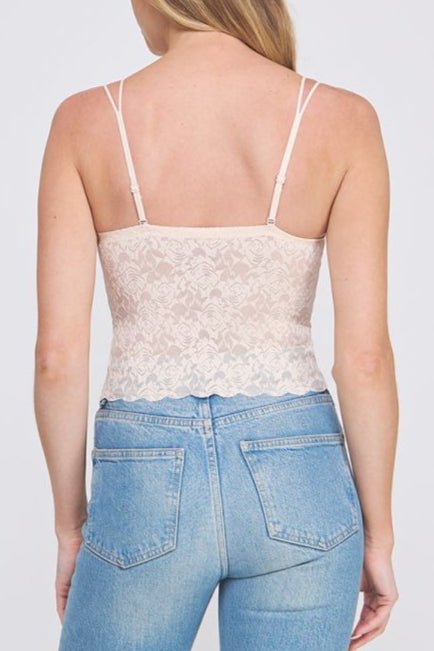 Rose Jacquard Lace Bralette - MTT Collective