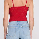 Rose Jacquard Lace Bralette - MTT Collective