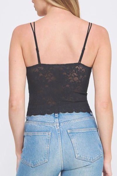 Rose Jacquard Lace Bralette - MTT Collective