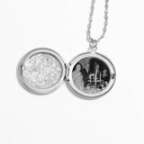 Round Floral Textured Locket - MTT Collective