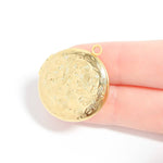 Round Floral Textured Locket - MTT Collective