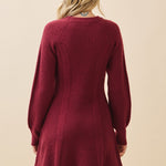 Rowan Fit & Flare Sweater Dress - MTT Collective