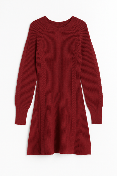 Lovelo Rowan Fit & Flare Women Sweater Dress Lovelo Rowan Fit & Flare Women Sweater Dress