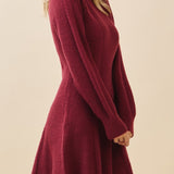 Rowan Fit & Flare Sweater Dress - MTT Collective