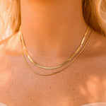 Rowan Herringbone Chain Necklace - MTT Collective