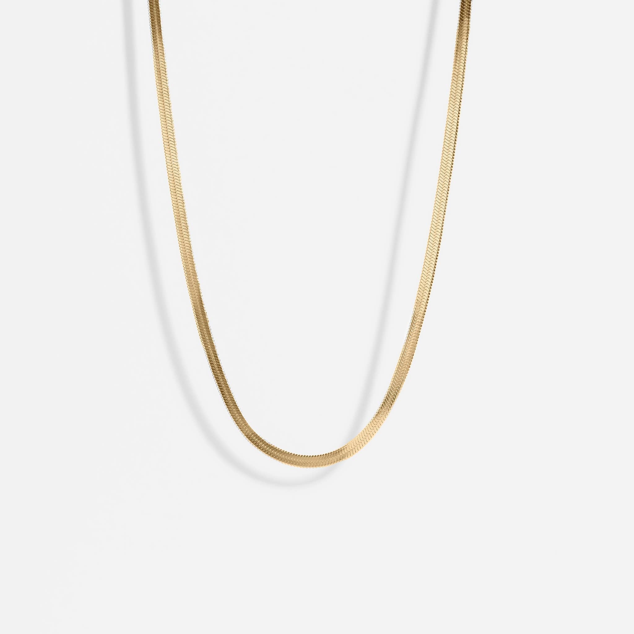 Rowan Herringbone Chain Necklace - MTT Collective