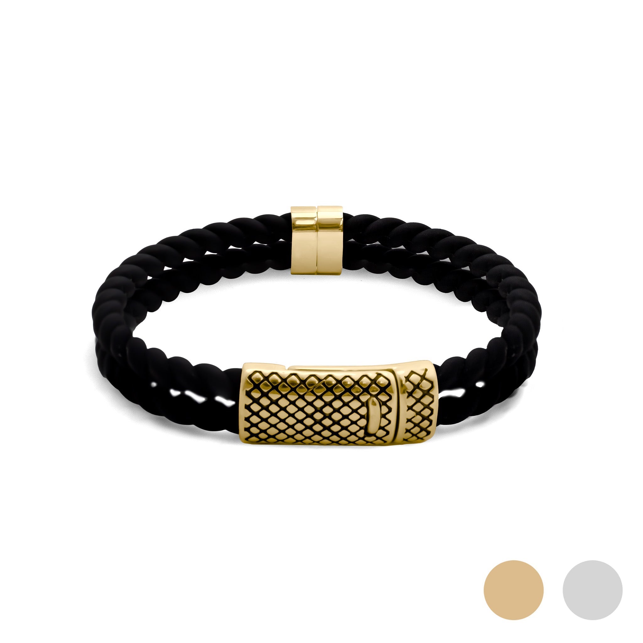 Rubber Metal Clasp Bracelet - MTT Collective