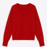 Ruby V - Neck Knit Sweater - MTT Collective