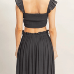 Ruffle Strap Smocked Top - MTT Collective