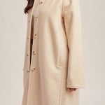 Ruthie Teddy Textured Button Down Coat - MTT Collective