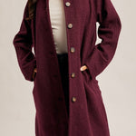 Ruthie Teddy Textured Button Down Coat - MTT Collective