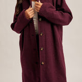 Ruthie Teddy Textured Button Down Coat - MTT Collective
