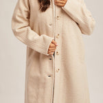 Ruthie Teddy Textured Button Down Coat - MTT Collective