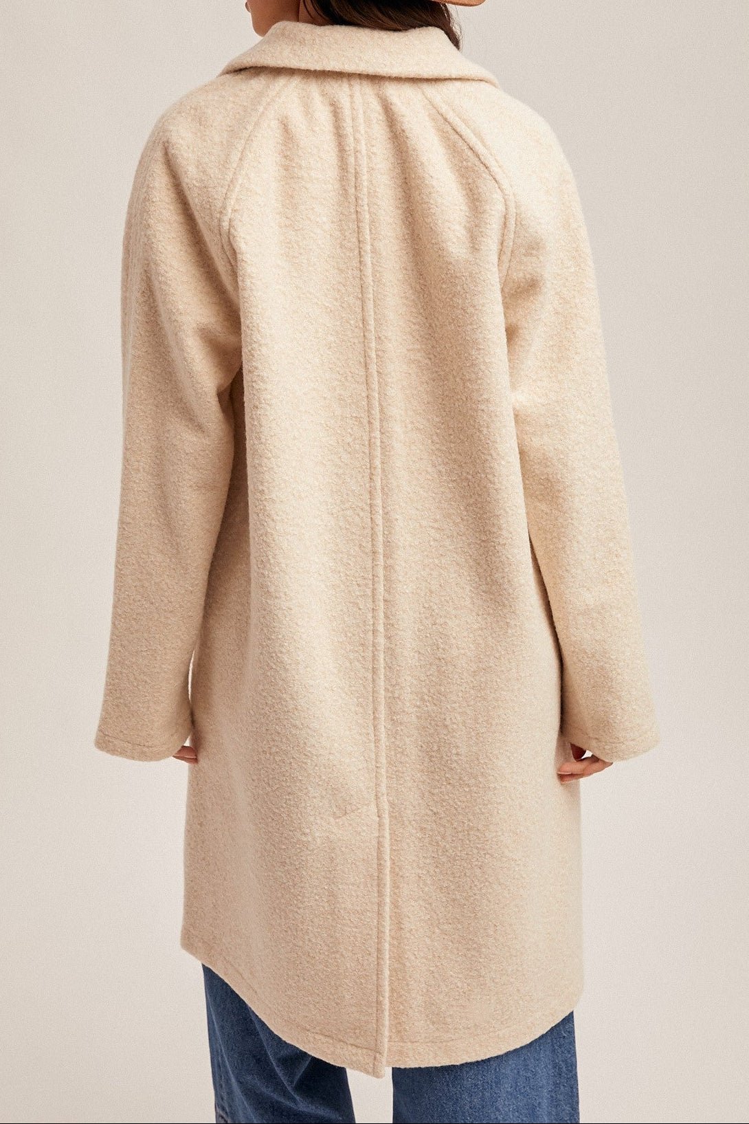 Ruthie Teddy Textured Button Down Coat - MTT Collective