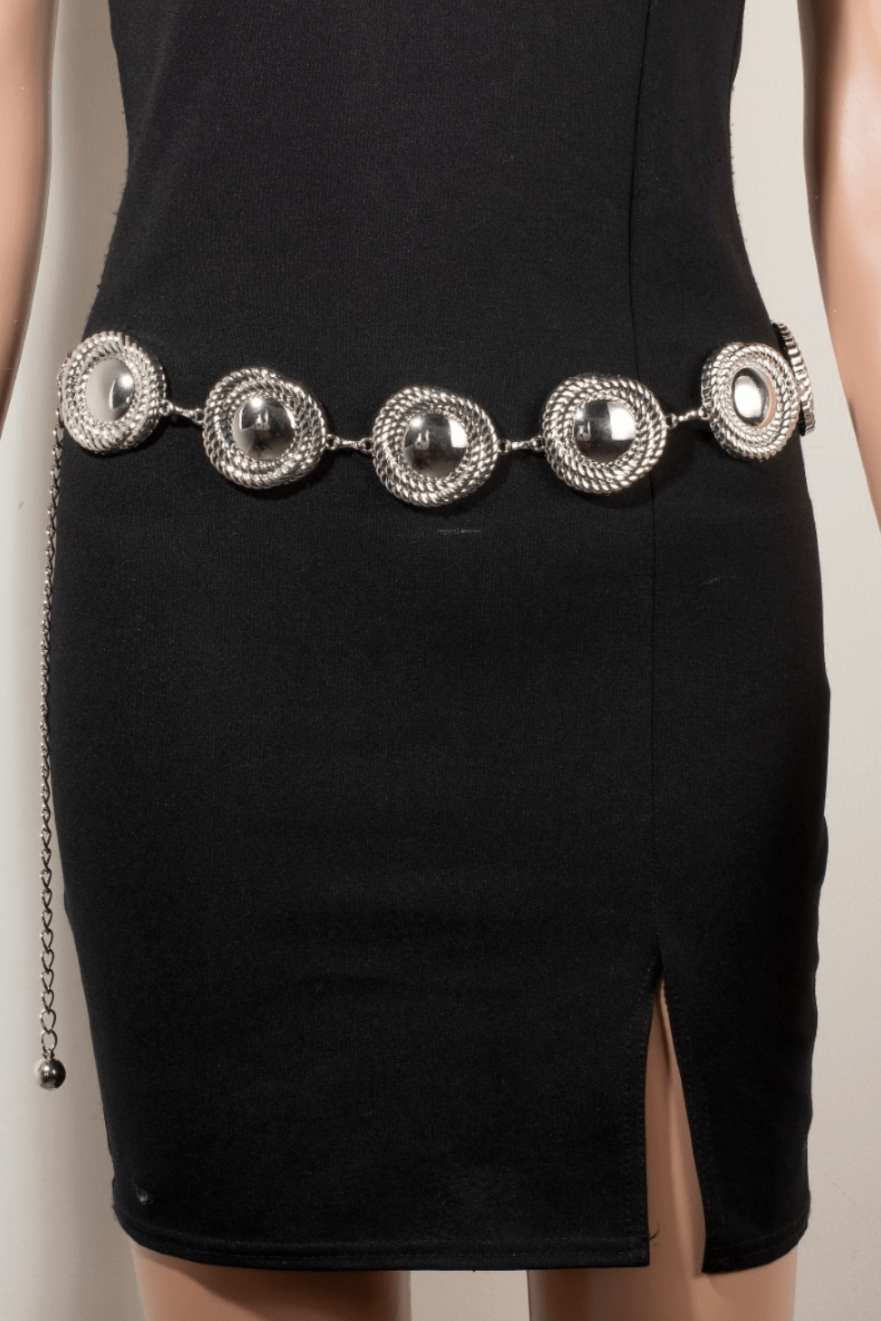 Rylan Metallic Rope Wrap Disc Chain Belt - MTT Collective