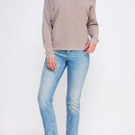 Sabrina Waffle Knit Dolman Sweater - MTT Collective