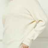 Sabrina Waffle Knit Dolman Sweater - MTT Collective