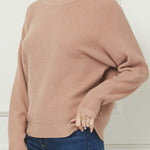 Sabrina Waffle Knit Dolman Sweater - MTT Collective