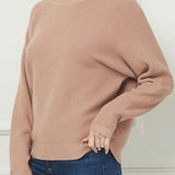 Sabrina Waffle Knit Dolman Sweater - MTT Collective