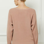 Sabrina Waffle Knit Dolman Sweater - MTT Collective