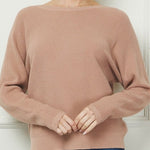Sabrina Waffle Knit Dolman Sweater - MTT Collective