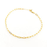 Sadie Oval Chain Anklet - MTT Collective