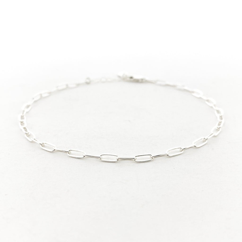 Sadie Oval Chain Anklet - MTT Collective