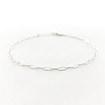 Sadie Oval Chain Anklet - MTT Collective
