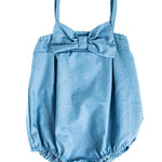 Girls Safiya Bow Bubble Romper - MTT Collective